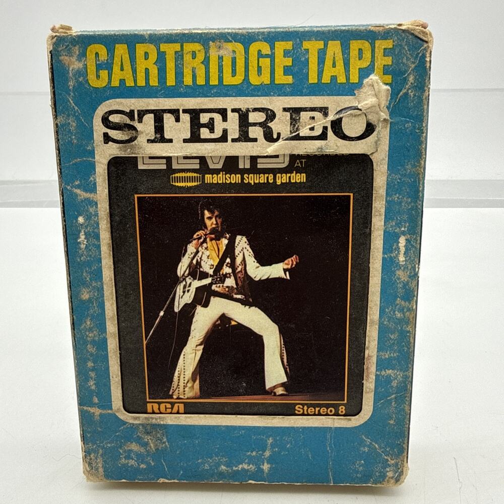 Vtg Elvis As Recorded At Madison Square Garden 8-track P8S-2054 Cartridge Tape